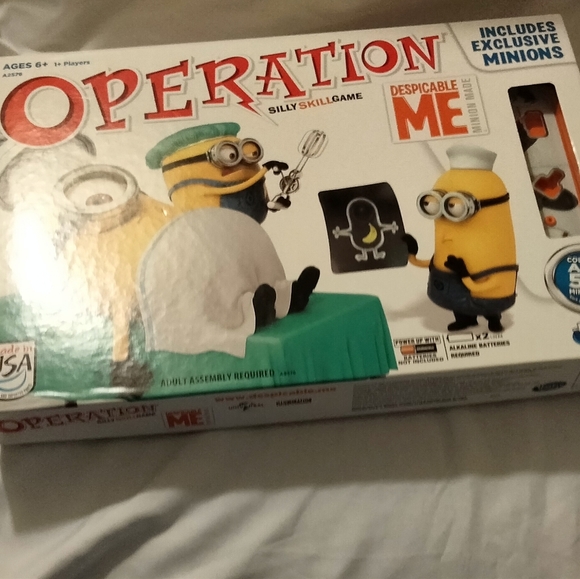 Hasbro Other - OPERATION BOARD GAME INCLUDING MINIONS DESPICABLE ME OPEN BOX